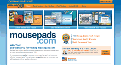 Desktop Screenshot of mousepads.com